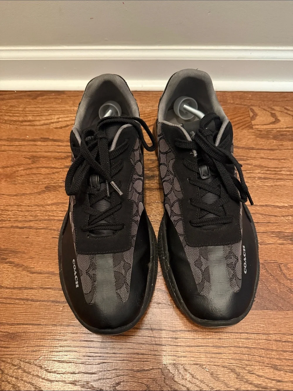 Coach Men's Citysole Runner Black Signature Jacquard Sneakers C8812 Size 13D